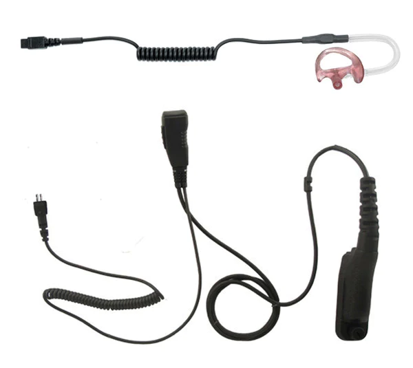 SoundWaves, send and receive, heavy duty, heavy duty earpiece, tactical earpiece, 2 wire system. lapel microphone